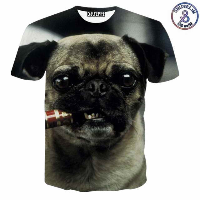 3d Pug Shirt