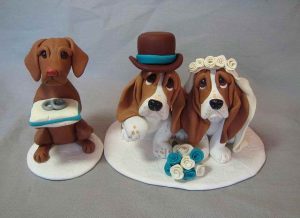 Basset Hound Cake Topper
