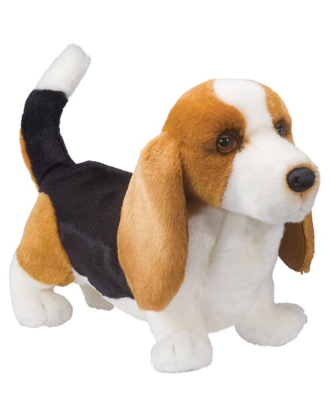 giant stuffed basset hound