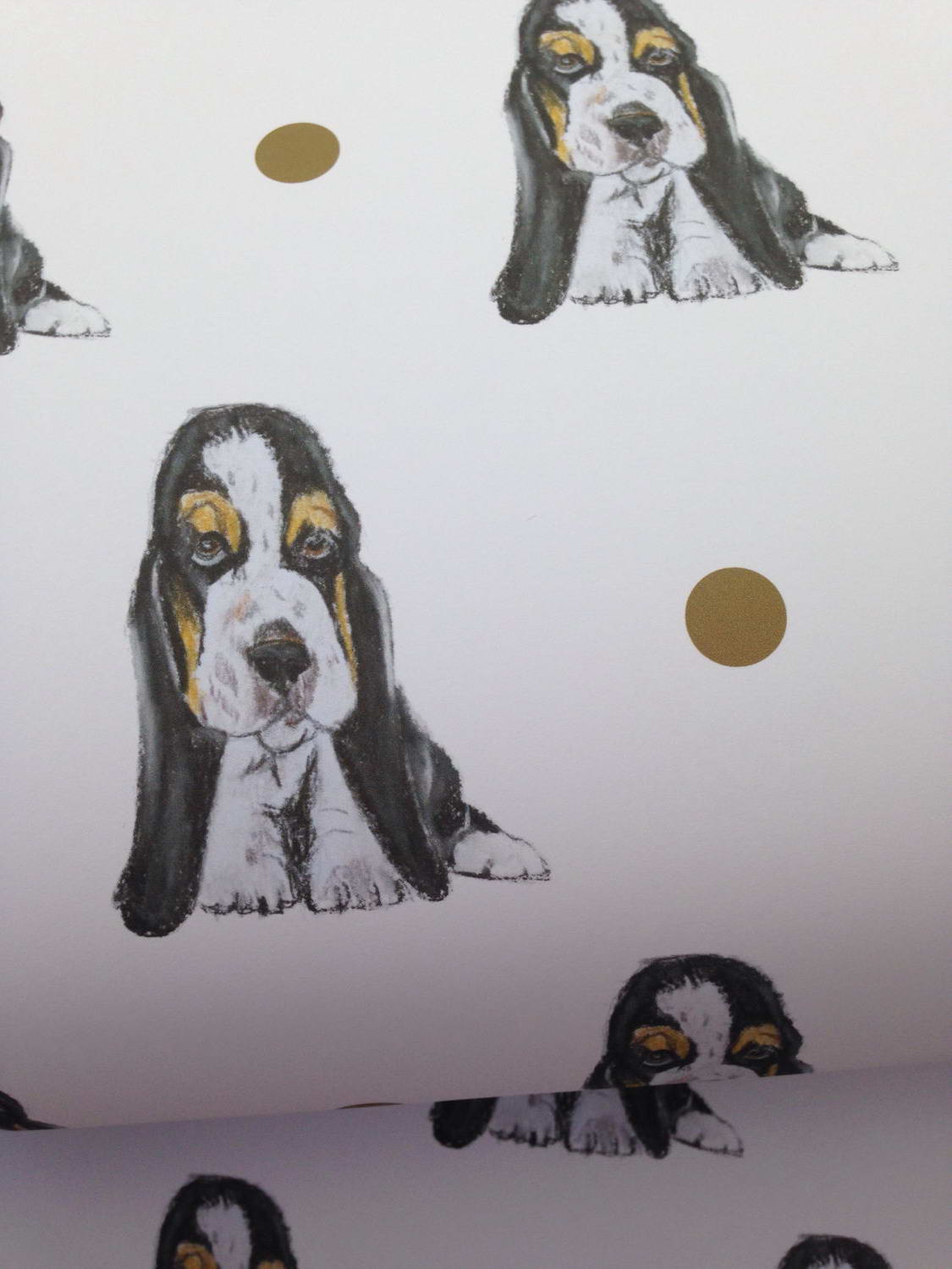Basset Hound Wrapping Paper