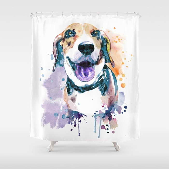 Beagle Shower Curtain