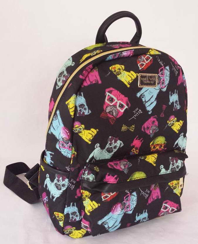 betsey johnson pug backpack