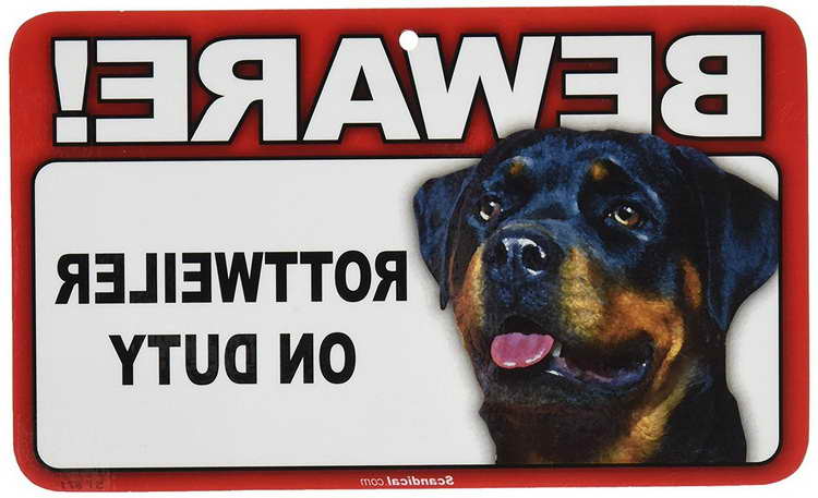Beware Of Rottweiler Signs
