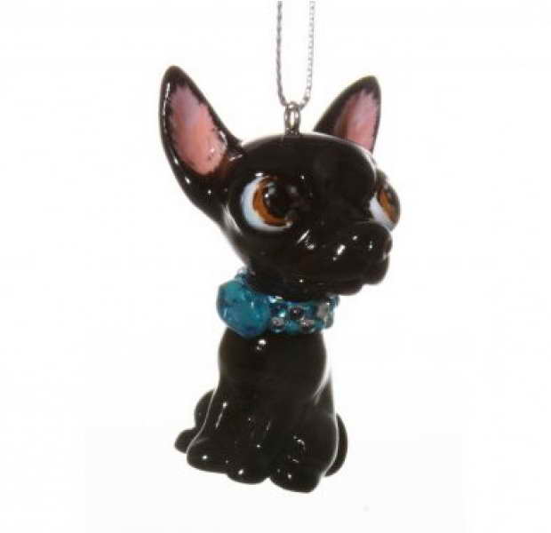 Black Chihuahua Ornament