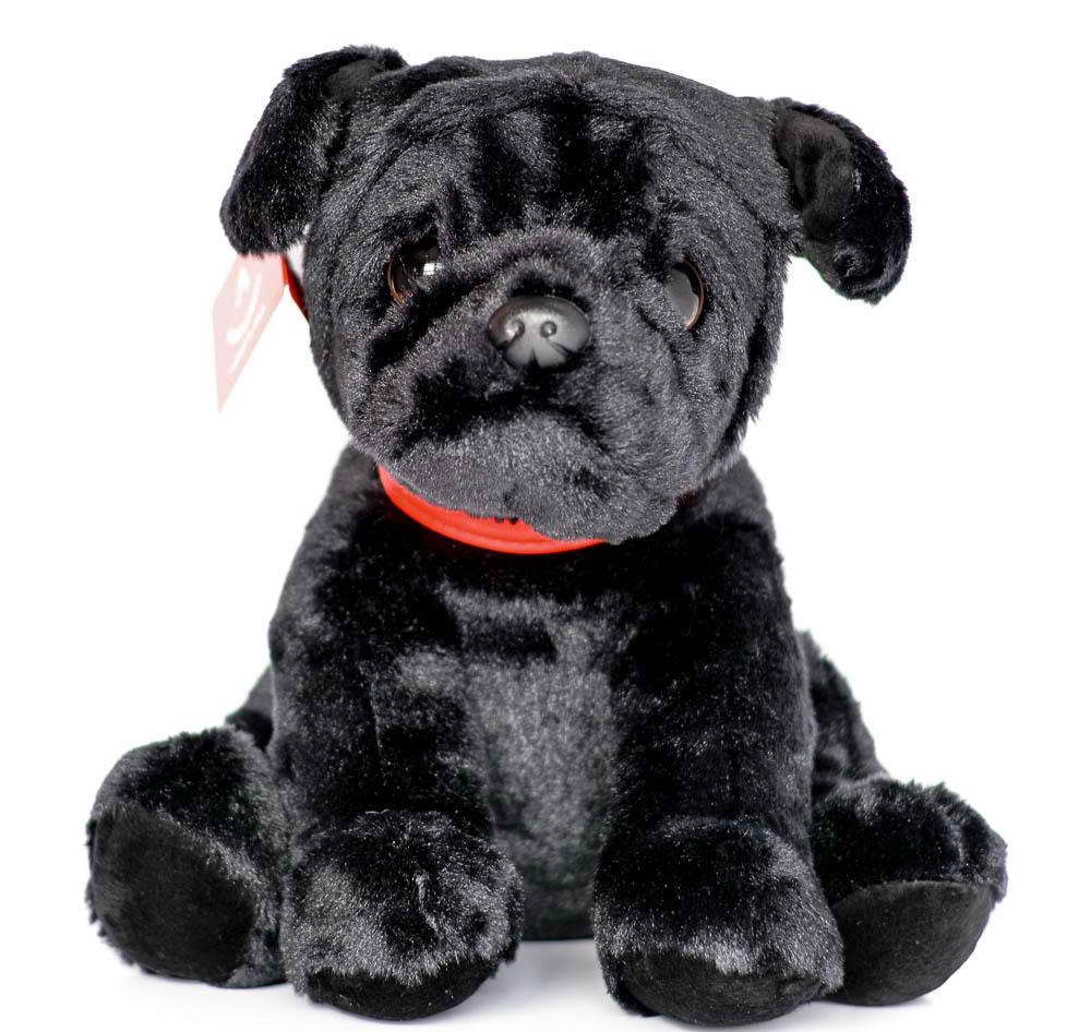 Black Pug Cuddly Toy