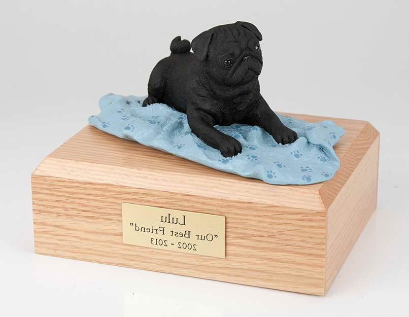 Black Pug Figurine