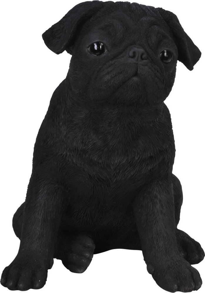 Black Pug Ornament