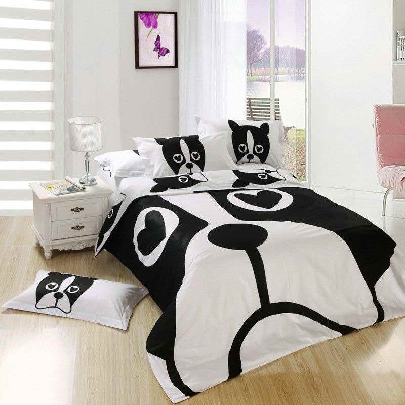 Boston Terrier Bed Sheets