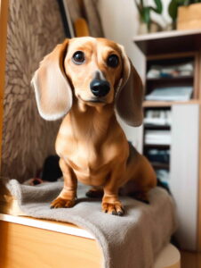 Blonde Teckel Dachshund