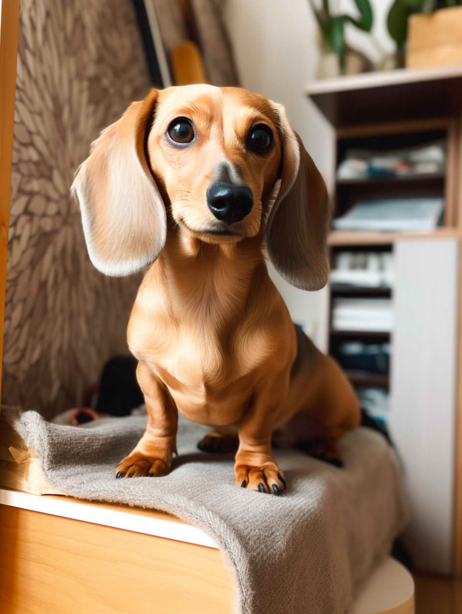 Blonde Teckel Dachshund