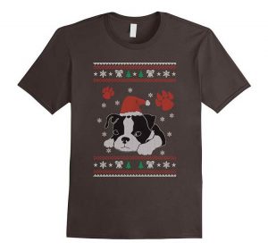 Boston Terrier Christmas Sweater