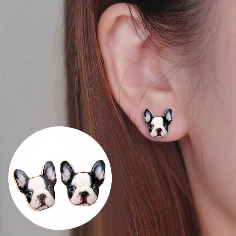 Boston Terrier Earrings