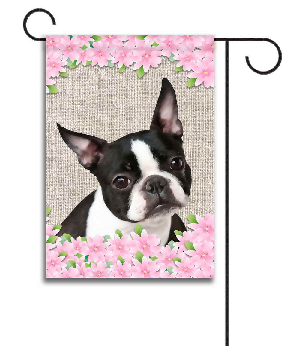 Boston Terrier Garden Flags