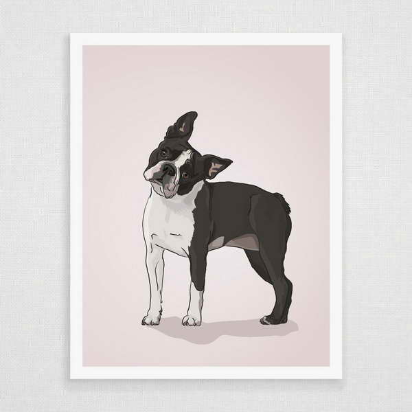 Boston Terrier Prints