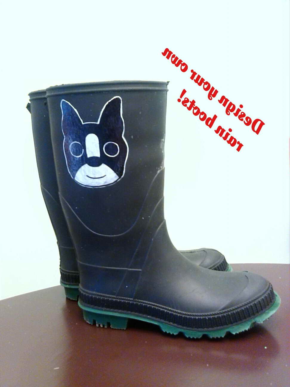Boston Terrier Rain Boots
