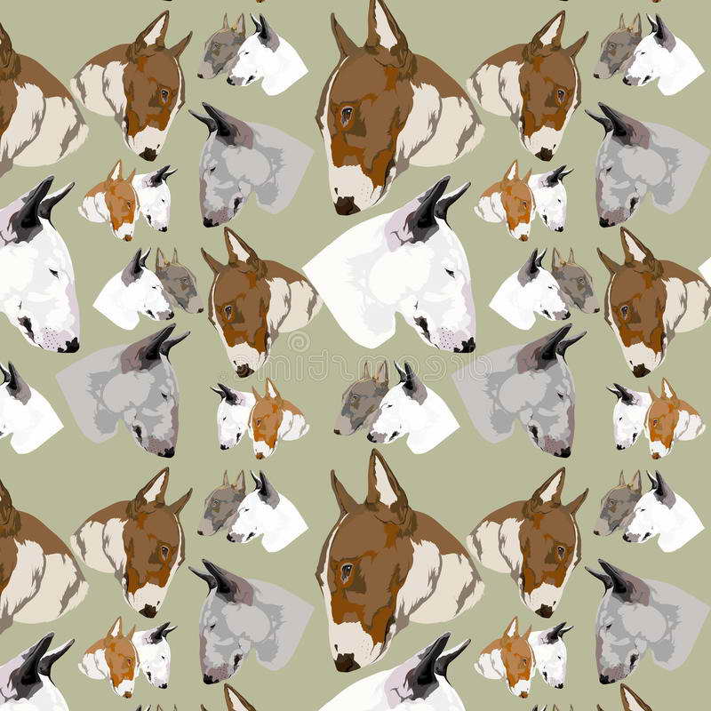 Bull Terrier Fabric