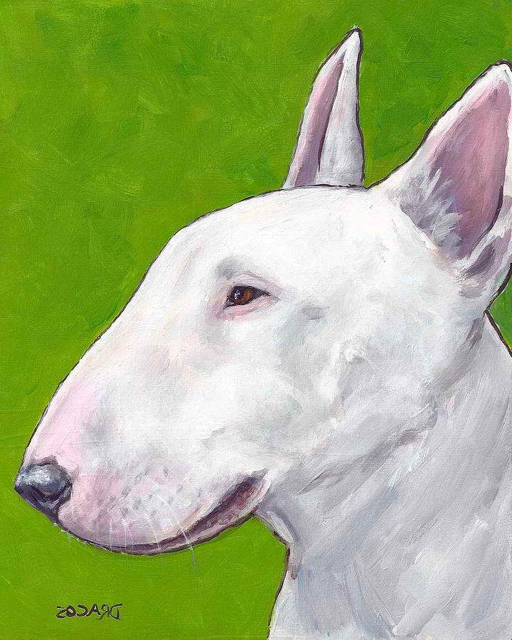 Bull Terrier Painting