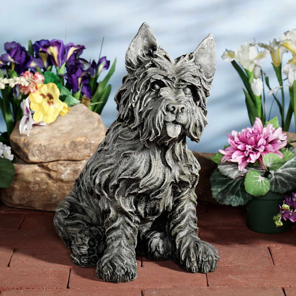Cairn Terrier Garden Statues