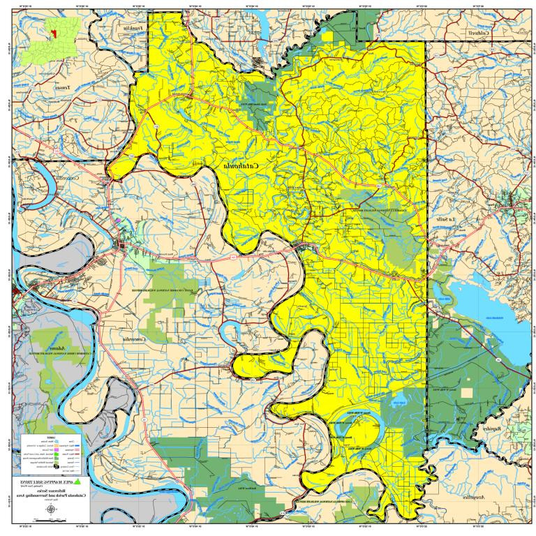 Catahoula Parish Map | PETSIDI