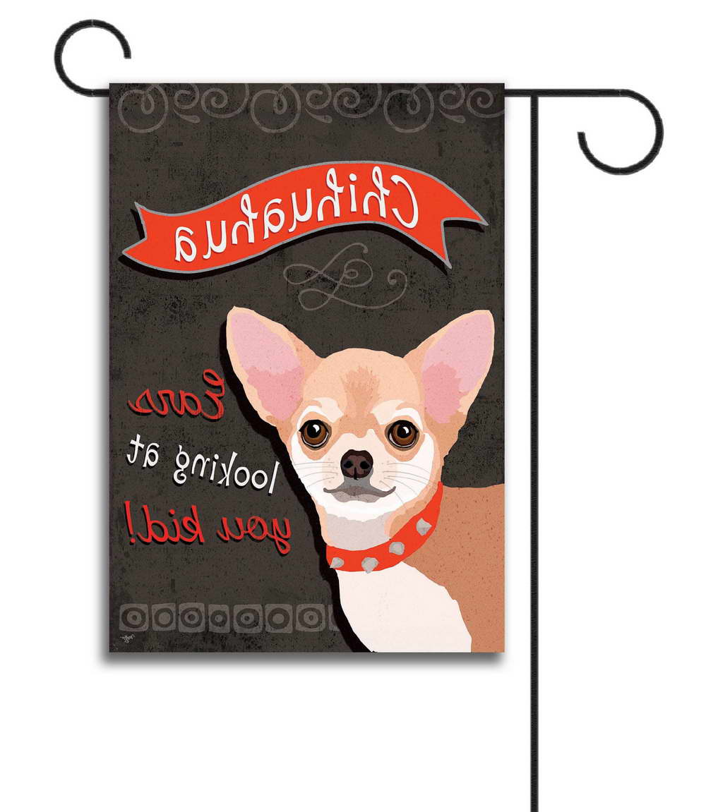 Chihuahua Garden Flag