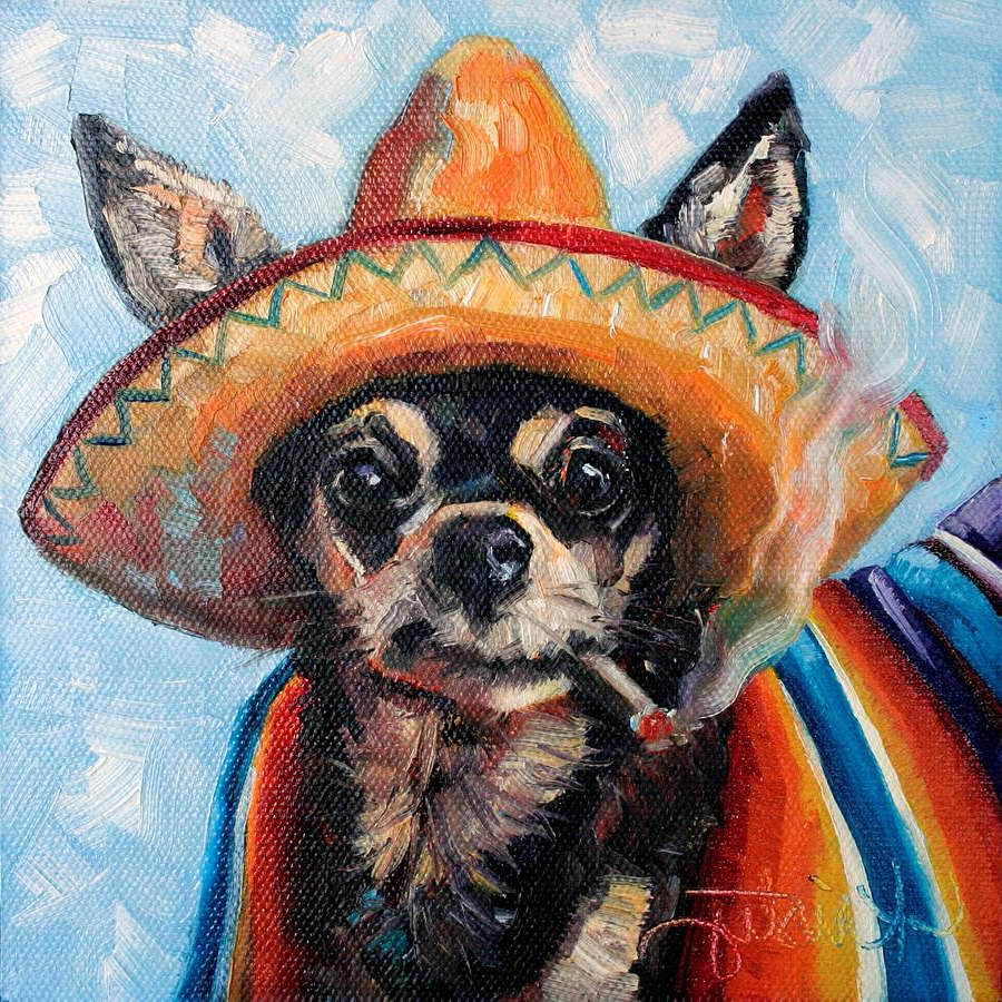 Chihuahua Painting