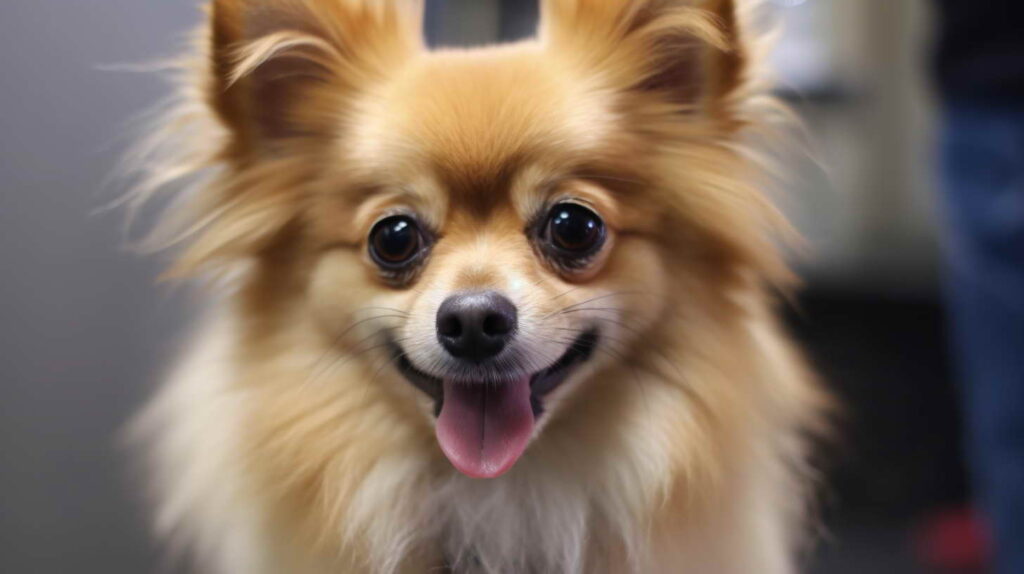 Fun Pomchi Haircut Styles Teddy bear head