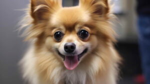 Fun Pomchi Haircut Styles Teddy bear head