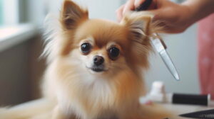 Grooming a Pomchi for Show Competitions