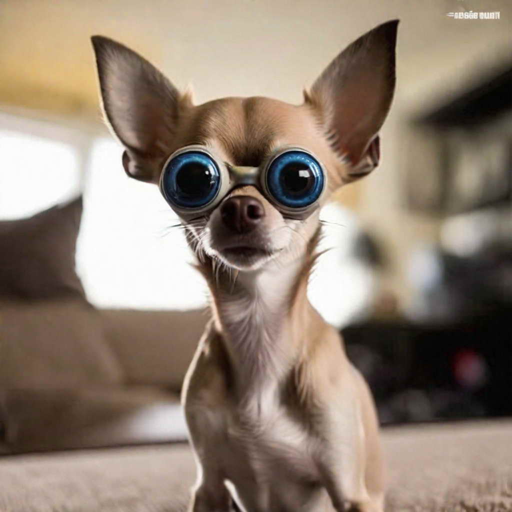 chihuahua meme face alien eyes