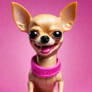 chihuahua meme face barbie
