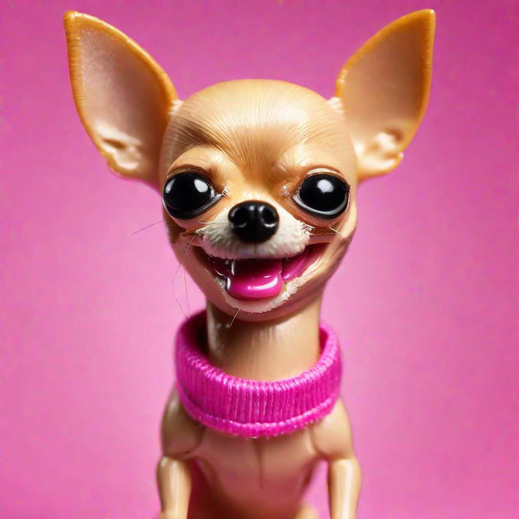 chihuahua meme face barbie