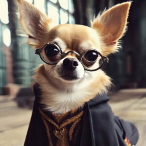chihuahua meme face harry potter style