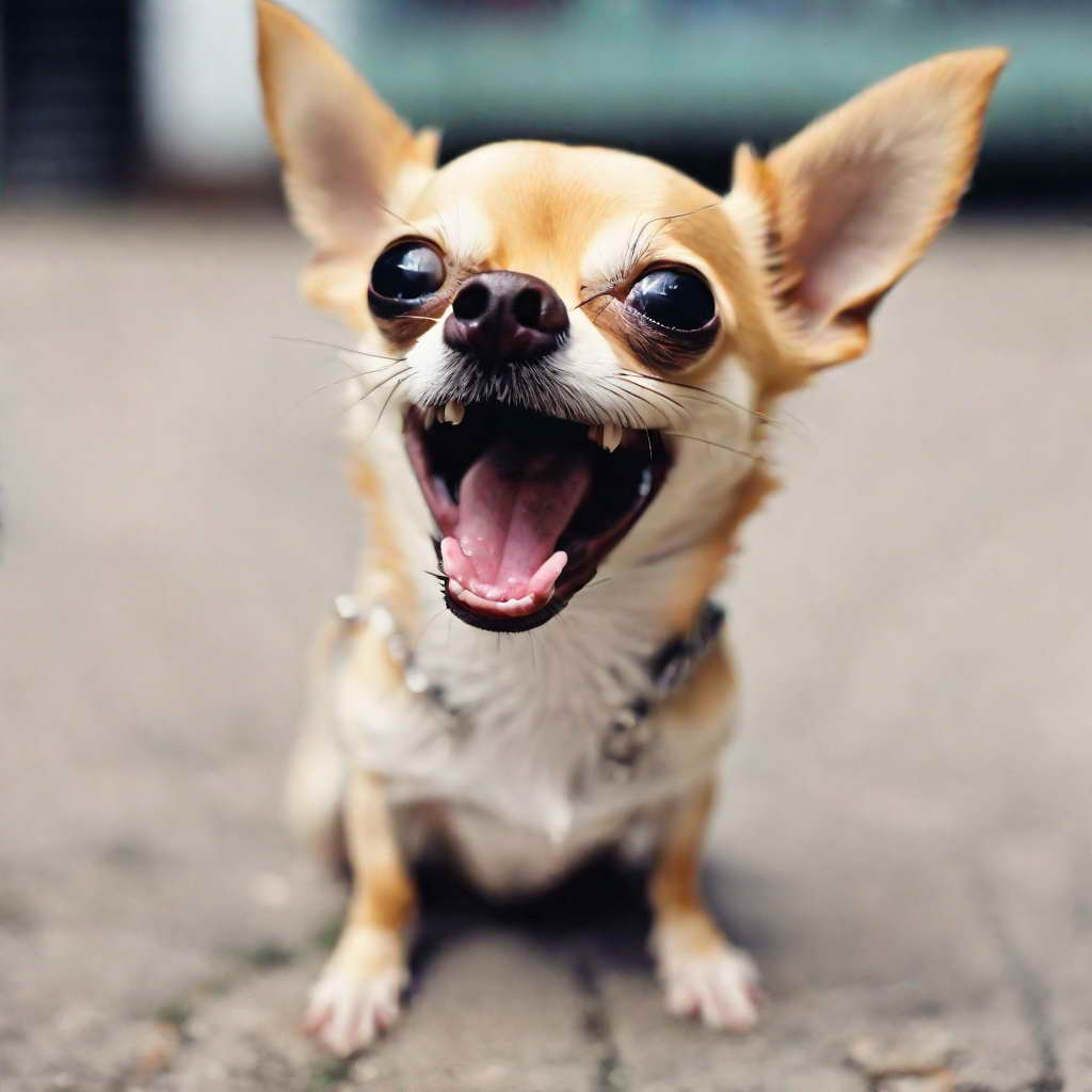 chihuahua meme face laughing