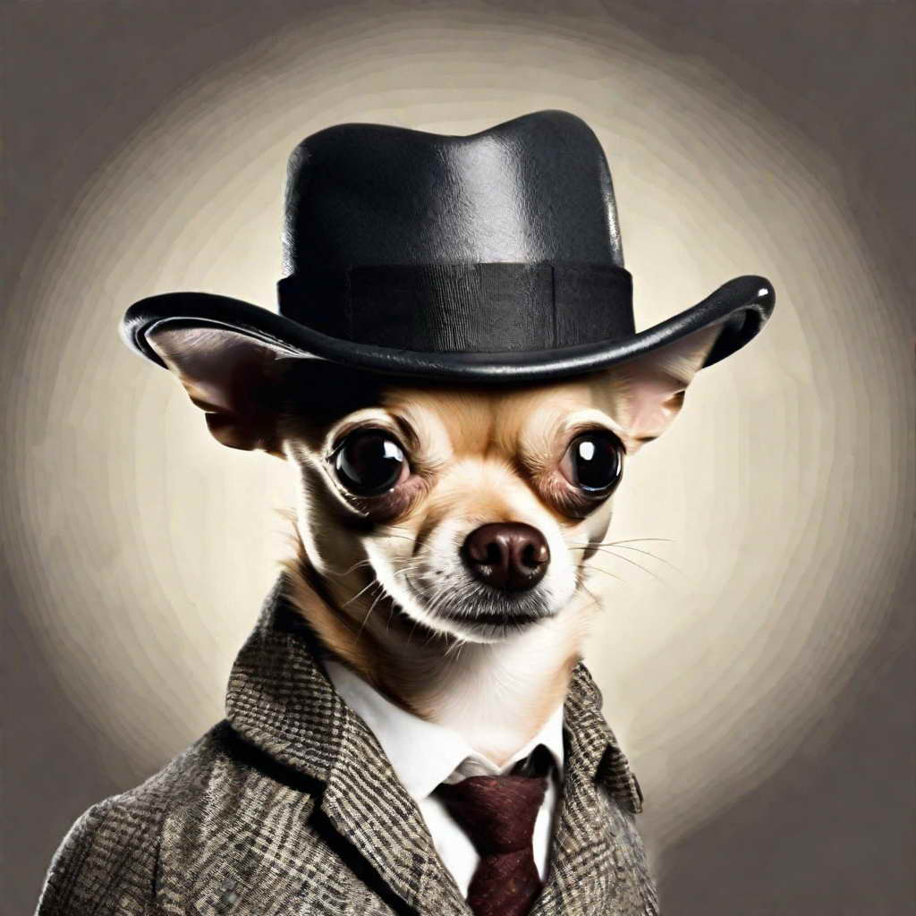 chihuahua meme face sherlock holmes