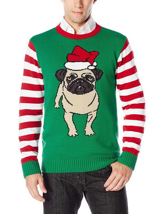Christmas Pug Sweater