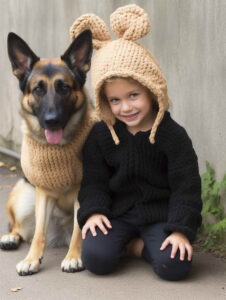 A German Shepherd Costume For Kids