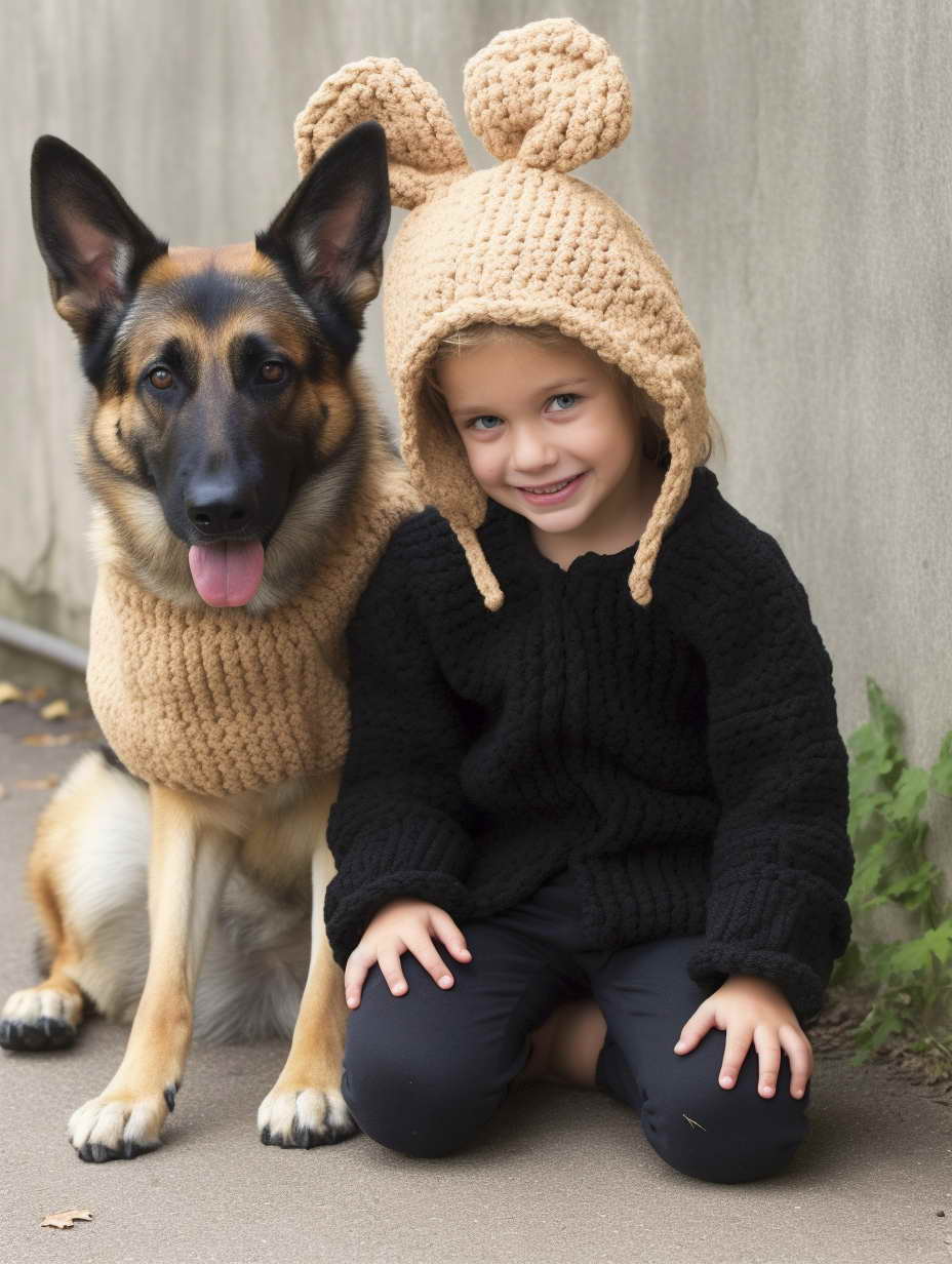 A German Shepherd Costume For Kids