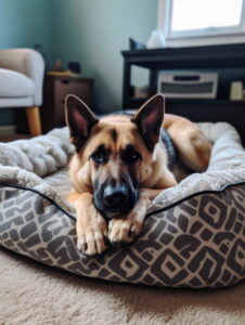 German shepherds and corgi mix are prone to allergies