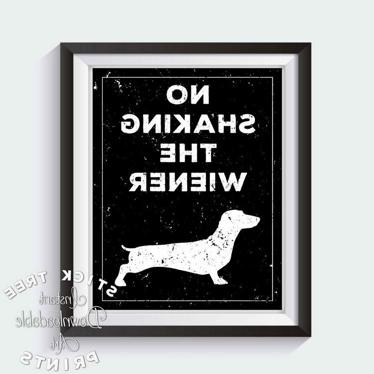 Dachshund Bathroom Decor