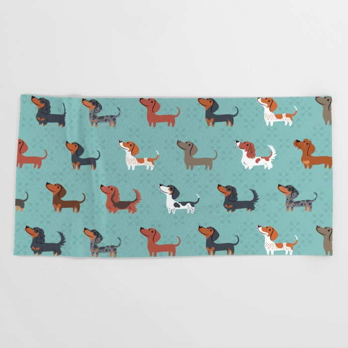 Dachshund Beach Towel