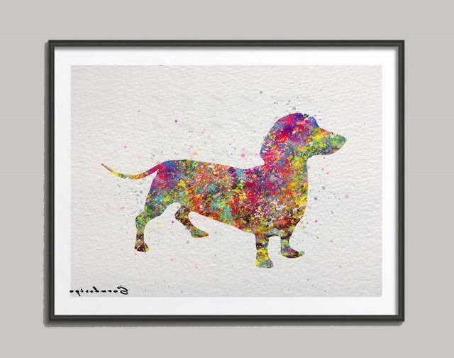 Dachshund Canvas