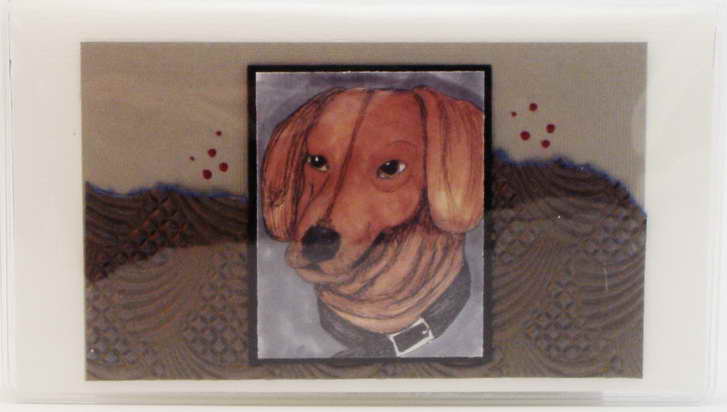 Dachshund Checkbook Cover