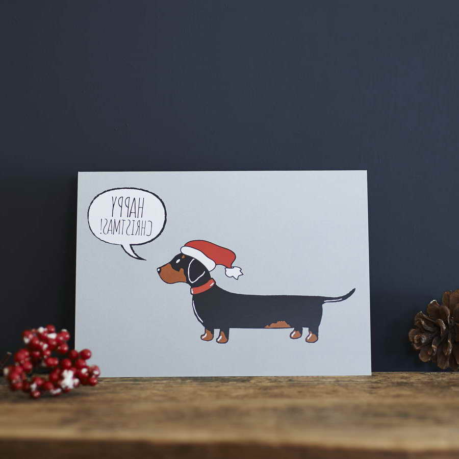 Dachshund Christmas Cards | PETSIDI