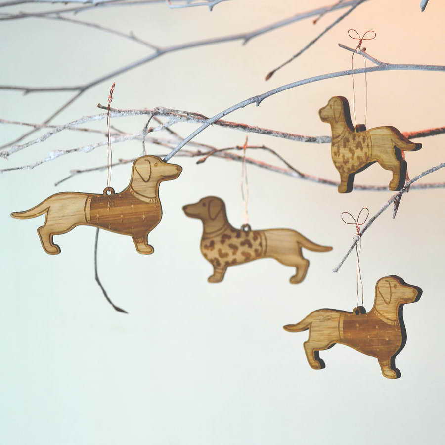 Dachshund Christmas Tree Ornaments