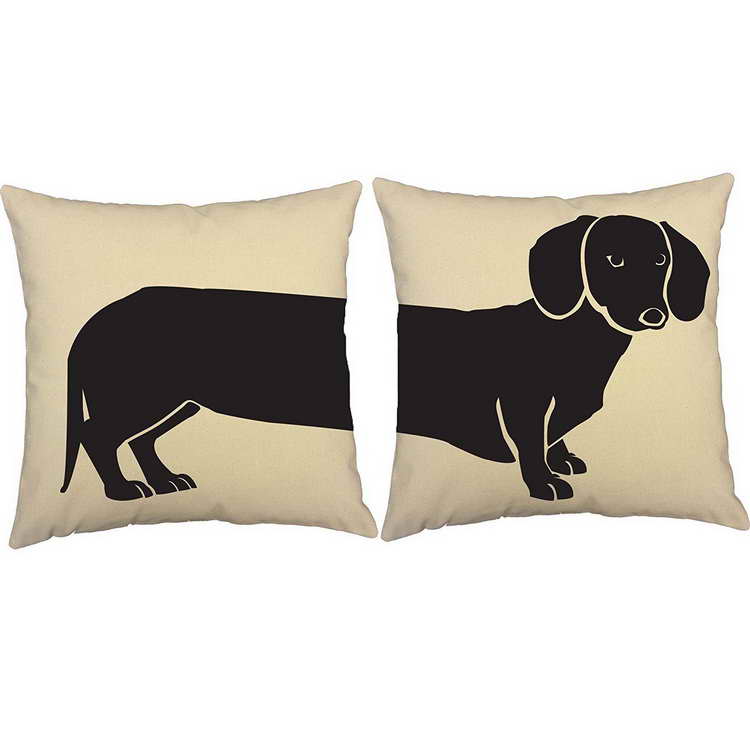 Dachshund Decorative Pillow