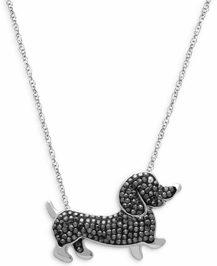 Dachshund Diamond Necklaces