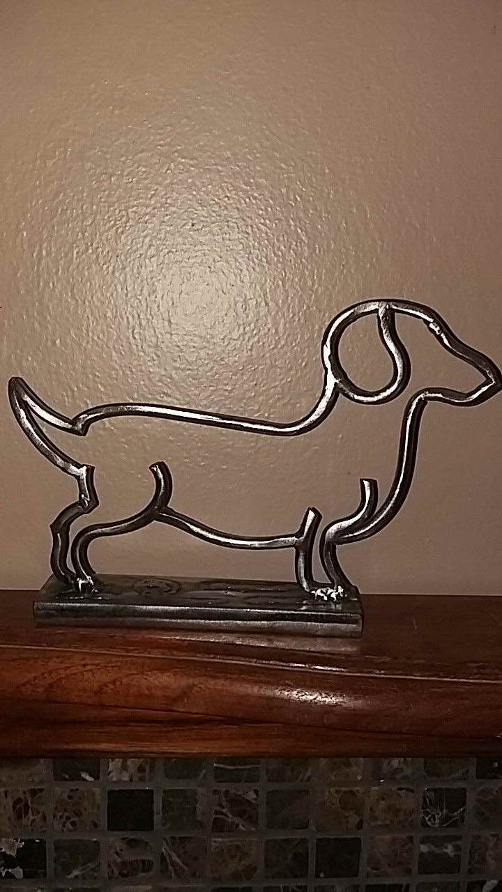 Dachshund Metal Art