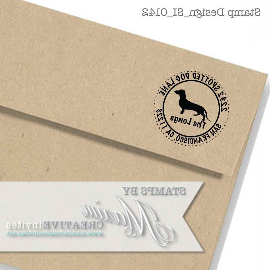 Dachshund Return Address Labels