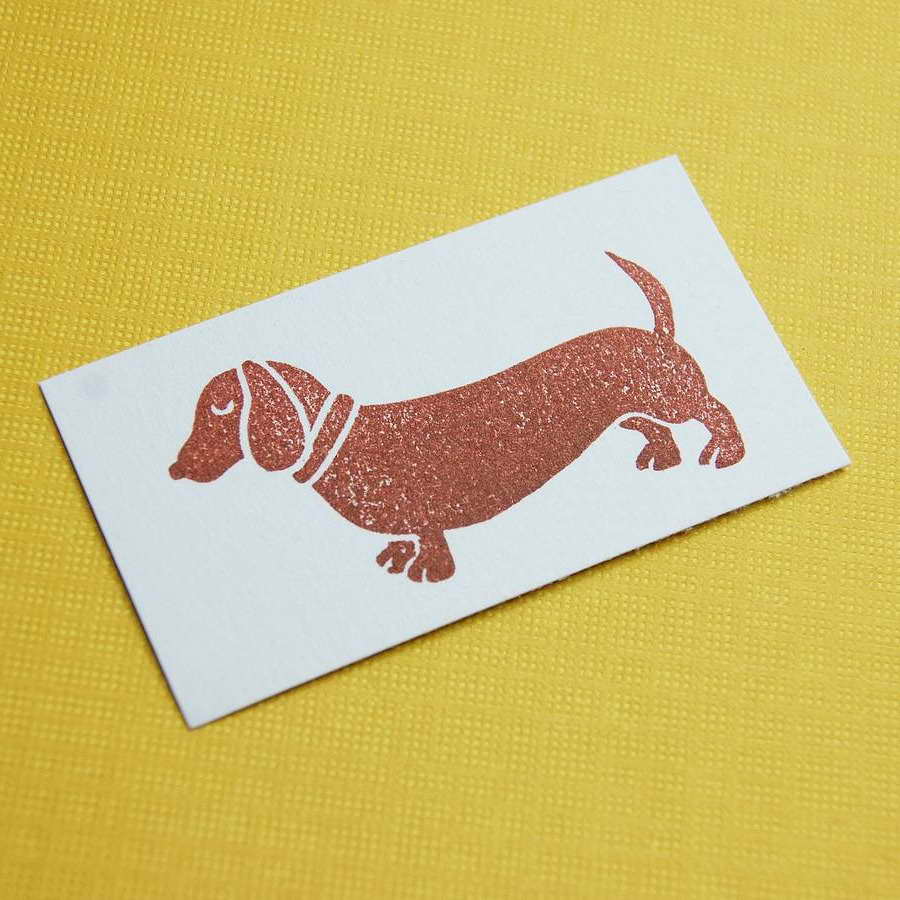 Dachshund Rubber Stamps