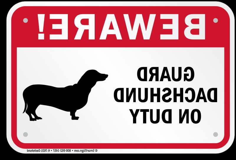 Dachshund Signs